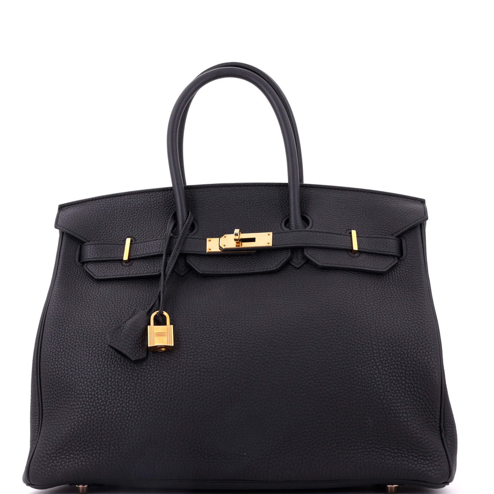 Hermes Birkin 35 Black Togo with Rose Gold Hardware